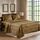 Satin Sheets California King [4-teilig, Goldener Leopardenmuster] luxuriöses seidiges Bettlaken-Set, extra weiches 1800 Mikrofaser, knitterfrei, farbecht, schmutzabweisend – tiefes Spannbetttuch