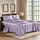 Pure Bedding Satin Sheets California King [4-teilig, Lavendel] Hotel-Luxus-Bettwäsche-Set, seidige Mikrofaser, knitterfrei, tiefes Spannbetttuch, Bettlaken und Kissenbezüge