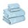 Ruvanti 100% Baumwolle, 4-teiliges Flanell-Bettlaken, Queen-Size-Größe, Tiefe Tasche, warm, super weich, atmungsaktiv, feuchtigkeitsableitend, Queen-Size-Bettlaken, blaublaublaugrün, Blumenmuster