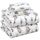 RUVANTI Flanell-Bettwäsche-Set für King-Size-Bett, 100% gebürstete Baumwolle, Tiefe Taschen, 40,6 cm, für alle Jahreszeiten, atmungsaktiv und extra weich, warm und gemütlich, 4-teilig, Hilly Huts