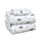 Ruvanti 100 % Baumwolle, 3-teiliges Flanell-Bettwäsche-Set für Doppelbett, tiefe Tasche, warm, super weich, atmungsaktiv, Bettlaken enthalten flaches Spannbetttuch, 1 Kissenbezug – Blumenmuster