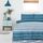 Sleepdown Bettdecke, Baumwolle Polyester, blaugrün, King Size