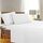 Elegant Comfort 1500 Premier Knitter- und lichtbeständige Hotelqualität, 4-teiliges Bettlaken-Set, ultraweich, luxuriös, enthält Bettlaken, Spannbetttuch und 2 Kissenbezüge, Queen-Size-Bett, Weiß