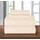 Elegant Comfort Bettwäsche-Set, luxuriös, weich, Fadenzahl 1500, ägyptische Qualität, Knitter- und lichtbeständig, 3 Stück Modern Queen cremefarben