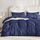 JELLYMONI Bettbezug, Queen-Size, Marineblau, 3-teiliges Boho-Bettwäsche-Set, kariert, Polyester, getuftet, Bohemian-Jacquard-Strick, strukturierter Bettbezug, 228,6 x 228,6 cm, rautenförmiges