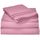Elegant Comfort Bettwäsche-Set, Fadenzahl 1500, knitterfrei, ägyptische Qualität, ultraweich, luxuriös, 4-teiliges Set, Kingsize, Hellrosa