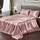 Vonty Satin-Bettlaken-Set, 1 tiefes Spannbetttuch, 1 Bettlaken und 1 Kopfkissenbezug, Rosa