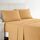 Clara Clark Luxury Soft Bedding Sheets & Pillowcases Bettwäsche-Set für Doppelbett, gebürstet, Tiefe Taschen, Mikrofaser, Apricot Orange, Full