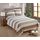 Clara Clark Queen-Size-Bettlaken-Set, 6-teilig, luxuriöses Hotel-Bettwäsche-Set für Queen-Size-Bett, superweiche Bettwäsche und Kissenbezüge, Queen-Size-Größe, Braun gestreift