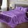 Vonty Satin-Bettlaken-Set für King-Size-Bett, seidig, weiches Satin-Bettwäsche-Set, 1 Spannbettlaken mit tiefen Taschen + 1 Bettlaken + 2 Kissenbezüge, Violett