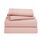 Clara Clark Premier 1800 Serie Bettlaken-Set, Tiefe Taschen, knitterfrei, farbecht, schmutzabweisend, luxuriös, weiche Bettwäsche und Kissenbezüge, Full, Rosa Beige