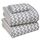 RUVANTI Bettlaken-Set aus 100% Baumwolle, atmungsaktive Perkal-Webart, 40,6 cm Tiefe Taschen, Hotelstandard, angenehm kühl, langlebig, Blumendesign, Einzelbett, 3-teilig, Chevron