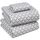 RUVANTI Bettlaken-Set aus 100% Baumwolle, atmungsaktive Perkal-Webart, 40,6 cm Tiefe Taschen, Hotelstandard, angenehm kühl, langlebig, Blumendesign, Einzelbett, 3-teilig, Idiomatischer Ausdruck