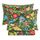 Bedlifes Queen-Bettwäsche-Set, ultraweich, atmungsaktiv, seidige Blumen, tiefe Taschen, 100 % Mikrofaser, 4-teilig, Queen-Size-Bett mit floralem Blumenmuster, Dunkelgrün