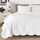 Cozy Line Home Fashions Viktorianisches Medaillon-Bettwäsche-Set, weiß, geprägt, 100% Baumwolle, wendbar, Tagesdecke, Bettdecke (Blantyre – weiß, King-Size-Bett – 3-teilig)