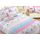 Cozy Line Home Fashions Happy Owl Twin – 6-teiliges rosa Wende-Bettwäsche-Set, Decke, Tagesdecken für Mädchen (1 Steppdecke + 1 Kissenbezug + 4 dekorative Kissen)