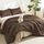 Litanika California King Size, 3-teiliges Bettwäsche-Set für King-Size-Betten, leicht, einfarbig, für alle Jahreszeiten, flauschiges Bettwäsche-Set (277 x 244 cm Bettdecke und 2 Kissenbezüge)