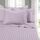Eleganten Komfort Best, Weichsten, coziest 6 Tabelle Sets. – 1500 Fadenzahl Ägyptische Qualität Luxuriöse knitterfrei 6 Damast Streifen Bed Sheet Set, California King Lavendel/Lila
