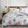 Uozzi Bedding Bett in einer Tasche, 7-teilig, King-Size-Größe, bunte Punkte, weiche Mikrofaser, wendbares Bettdecken-Set (1 x Bettdecke, 2 x Kissenbezüge, 1 x Spannbetttuch, 2 x Kissenbezüge)