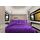 Homiest 4-teiliges RV-Satin-Bettwäsche-Set für Queen-Size-Betten, luxuriöses seidiges Satin-Bettwäsche-Set mit 25.4 cm tiefer Tasche, Camper-Queen-Bettlaken, kurze Queen, lila)