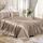 Homiest 4-teiliges Satin-Bettwäsche-Set, luxuriöses, seidiges Satin-Bettwäsche-Set mit tiefer Tasche, 1 Spannbetttuch + 1 Bettlaken + 2 Kissenbezüge (Queen-Size, Taupe)
