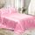 Homiest 4-teiliges Satin-Bettwäsche-Set, luxuriöses, seidiges Satin-Bettwäsche-Set mit tiefer Tasche, 1 Spannbetttuch + 1 Bettlaken + 2 Kissenbezüge (King-Size, Rosa)