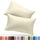 Utopia Bedding Queen-Kissenbezüge – 2er-Pack – Hotelverschluss – weicher, gebürsteter Mikrofaserstoff – schrumpf- und farbecht, Kissenbezüge 20 X 30 Inches (Queen, Elfenbein)