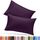 Utopia Bedding Queen-Kissenbezüge – 2er-Pack – Hotelverschluss – weicher, gebürsteter Mikrofaserstoff – schrumpf- und farbecht, Kissenbezüge 20 X 30 Inches (Queen, Lila)
