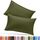 Utopia Bedding Queen-Kissenbezüge – 2er-Pack – Hotelverschluss – weicher, gebürsteter Mikrofaserstoff – schrumpf- und farbecht, Kissenbezüge 20 X 30 Inches (Queen, Olivgrün)