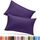 Utopia Bedding Queen-Kissenbezüge – 2er-Pack – Hotelverschluss – weicher, gebürsteter Mikrofaserstoff – schrumpf- und farbecht, Kissenbezüge 20 X 30 Inches (Queen, Aubergine)