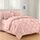 Elegant Comfort Luxuriöses, weichstes und gemütlichstes 8-teiliges Bettdecken-Set – seidig weiches Komplett-Set mit doppelseitigen Aufbewahrungstaschen, Twin/Twin XL, Hellrosa
