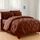 Elegant Comfort Soft Complete Includes Bed Sheet Set with Double Sided Storage Pockets, Microfiber, Chocolate Brown, Twin XL