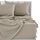 LUX Décor Bettwäsche-Set für Doppelbetten – 3-teiliges Bettwäsche-Set aus gebürsteter Mikrofaser, 40,6 cm tiefe Taschen, bestickter Kissenbezug, Hotel-Luxus-Bettwäsche-Set für Doppelbetten (Taupe)