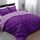 Basic Beyond Bettwäsche-Set für Doppelbetten, 1 Bettdecke (167,6 x 233,7 cm) und 1 Kissenbezug (50,8 x 66 cm), Violett