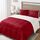 Basic Beyond Twin-Bettwäsche-Set – Micromink Fleece, Sherpa-Bettdecke für Doppelbett, weich und warm, Doppelbett-Bettwäsche-Set für Mädchen und Jungen im Winter, rot, 162,6 x 223,5 cm