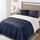 Basic Beyond Doppelbett-Bettwäsche-Set für Mädchen und Jungen – Micromink Sherpa Fleece Bettwäsche-Set Doppelbettgröße, Marineblau, Doppelbett-Bettdecken-Set für den Winter, 2-teilig (162.6x223.5 cm)