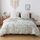 HoneiLife Duvet Dover King Size – 100% Baumwolle, Bettbezug, Blumenmuster, atmungsaktiver Bettbezug mit Reißverschluss und Eckbändern, 3-teiliges Wildblumen-Bettwäsche-Set, duftendes Gras