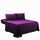 Sfoothome Bettwäsche-Set Bettbezug, luxuriös, 4-teilig, extra tiefe Taschen, 1800er-Serie, knitter- und lichtbeständig, Violett