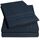 1500 Supreme Collection Bettlaken-Set, weich, bügelfrei, über 40 Farben, extra tiefe Taschen (53,3 cm) für hohe Matratzen, Queen-Size, Marineblau
