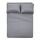 Best Season Bed Sheet Set, luxucy Weichsten Mikrofaser Bettwäsche Platinum Collection Deep Pocket Falten und farbbeständige 4 Stück, Mikrofaser, Silbergrau, Volle Größe
