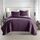 Southshore Fine Living, Inc. Quilts, Queen-Size-Bettdecken-Set, flecken- und tierhaarresistent, Tagesdecke, Queen-Size-Größe, leichte Tagesdecke mit 2 Kissenbezügen, Violett