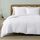 Utopia Bettwäsche-Set – 3-teiliges Mikrofaser-Set – Enthält 1 Bettbezug 240 x 220 cm mit sicherem Reißverschluss und 2 Kissenbezüge 65 x 65 cm mit Hotelverschluss (Weiß)