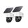 eufy Security SoloCam 2pack, Überwachungskamera aussen solar, 360°-Überwachung, Keine Toten Winkel, Überwachungskamera aussen mit 2,4-GHz-WLAN, Gebührenfreie Nutzung, HomeBase 3 kompatibel