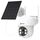 ANRAN 2K Solar Überwachungskamera Aussen Wi-Fi,360°PTZ Schwenkbar Kamera Überwachung Aussen,Farbnachtsicht & 2-Wege-Audio,PIR Erkennung & Intelligenter Alarm,IP66 Wasserdicht,Alexa Kompatibel