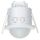 SEBSON Bewegungsmelder Unterputz Außen 20m / 360° - Decken Montage, programmierbar, LED geeignet, Einbauloch Ø63-66mm, PIR Infrarot Sensor, 3-Draht