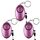 Notfall Persönlicher Alarm [3er Pack] Qoosea Scream Safesound Alarm 140dB LED Taschenlampe für Kinder/Frauen/Senioren/Student Self Defense Schutz Gesichert (Lila)