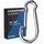 GARSIDURO® Edelstahl Karabiner | 5er Set 10x100 mm | Karabinerhaken DIN 5299 rostfrei | Feuerwehr-Karabiner mit Schnappverschluss geeignet als Schlüsselanhänger oder für Schwerlast und Hundeleine