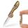 KeyUnity KK05 Kleines Titan-Klappmesser, Mini-Edc Messer mit integriertem Schlüsselloch, Leichtes Schlüsselanhänger Messer für Camping (Knochen)