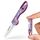 KeyUnity KK05 Titan Taschenmesser Klein Mini-Edc Messer Rasiermesserscharfe Kleines Klappmesser, Leichtes EDC Schlüsselanhänger Messer für Camping, Wandern und Outdoor (Knallrosa-Graffiti)
