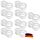 OG-ER Türstopper klinke Türklinkenpuffer Türklinken stopper, 5er-10er-20er Set, türgriff schutz, türstopper türklinke, türklinkenpuffer transparent (10er Set)